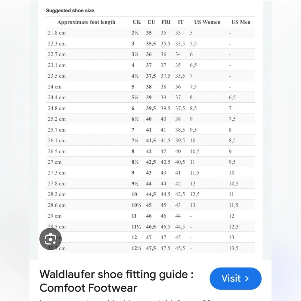 Waldlaufer almost new leather slight wedge shoes